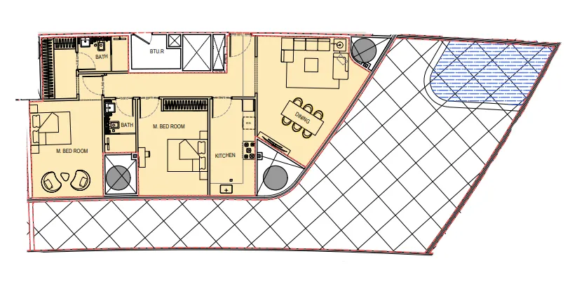 Binghatti Binghatti Hills floor plan