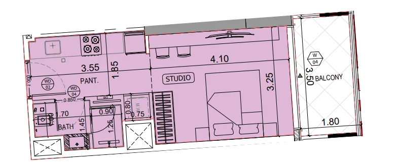 Binghatti Binghatti Hillside floor plan