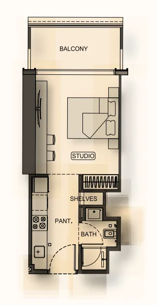 Binghatti Binghatti Hillside floor plan