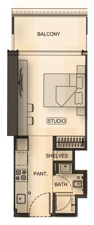 Binghatti Binghatti Hillside floor plan