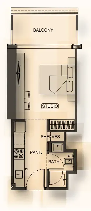 Binghatti Binghatti Hillside floor plan