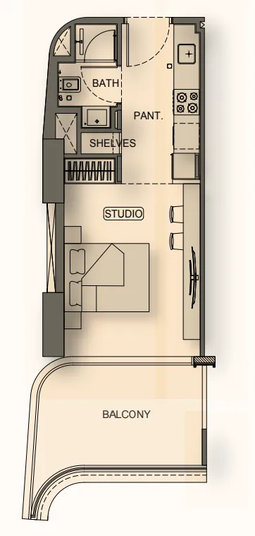 Binghatti Binghatti Hillside floor plan