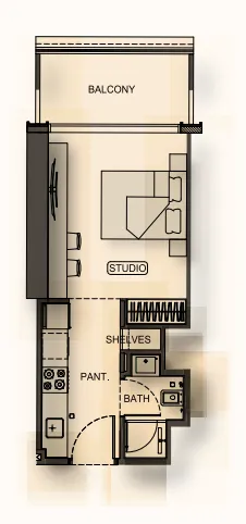Binghatti Binghatti Hillside floor plan