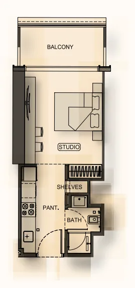 Binghatti Binghatti Hillside floor plan