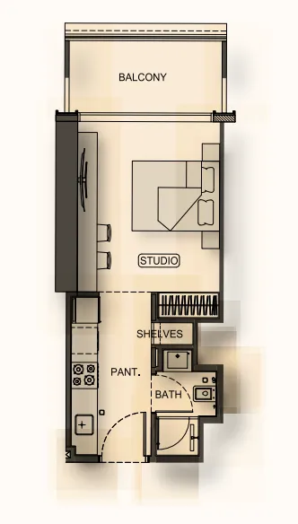 Binghatti Binghatti Hillside floor plan
