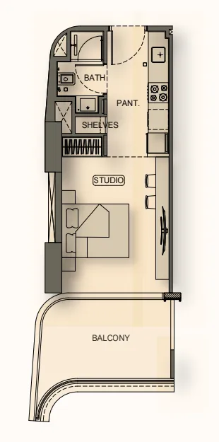 Binghatti Binghatti Hillside floor plan