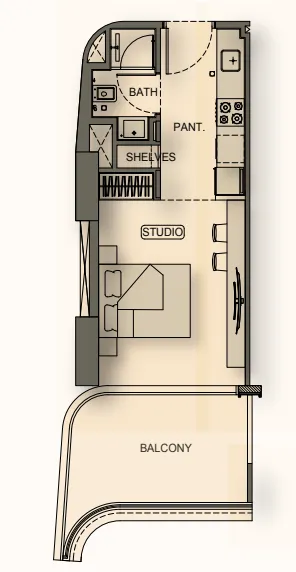 Binghatti Binghatti Hillside floor plan