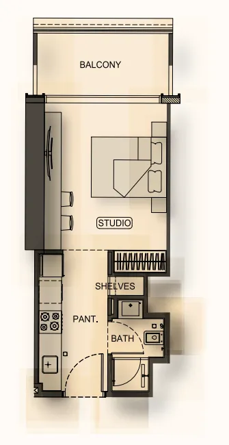 Binghatti Binghatti Hillside floor plan