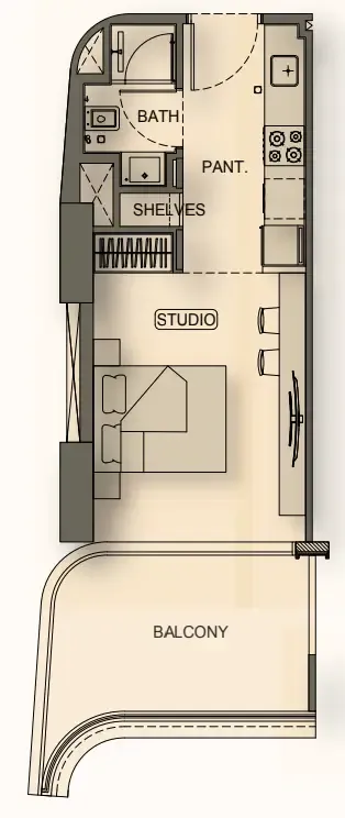Binghatti Binghatti Hillside floor plan