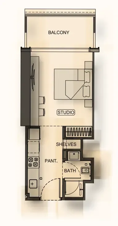 Binghatti Binghatti Hillside floor plan