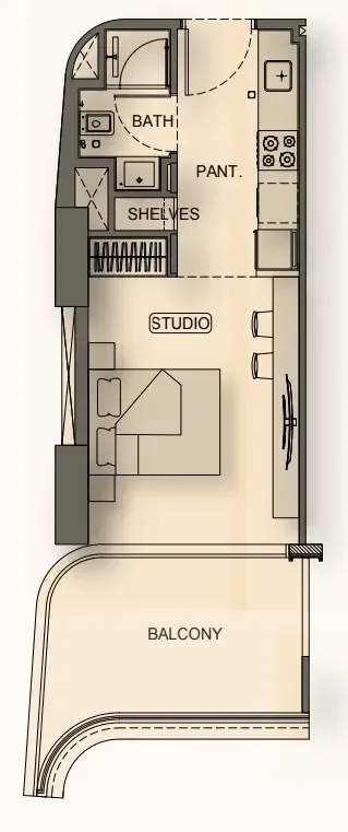 Binghatti Binghatti Hillside floor plan