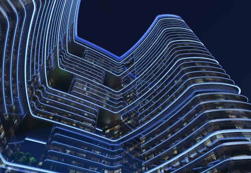 Exterior at Binghatti Hillviews in Dubai Science Park Dubai