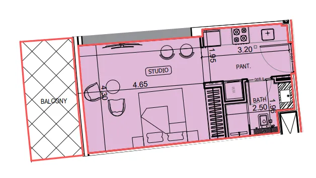 Binghatti Binghatti Hillviews floor plan