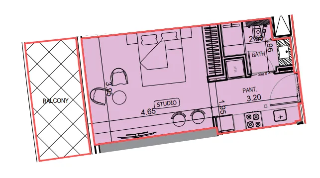 Binghatti Binghatti Hillviews floor plan