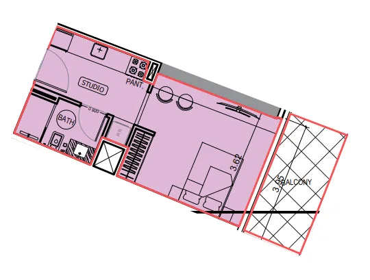 Binghatti Binghatti Hillviews floor plan