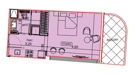 Binghatti Binghatti Hillviews floor plan