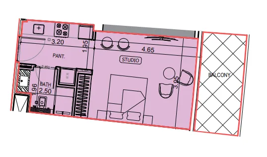 Binghatti Binghatti Hillviews floor plan