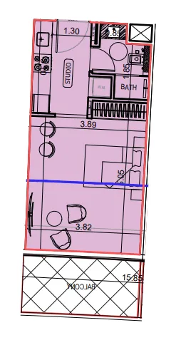 Binghatti Binghatti Hillviews floor plan