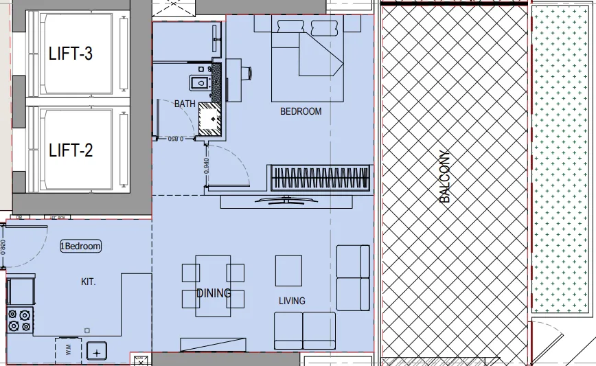 Binghatti Binghatti Ivory floor plan