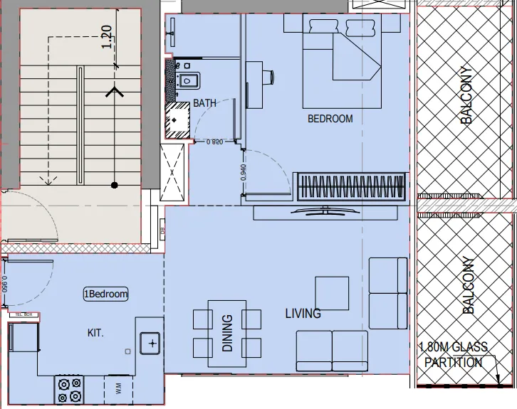 Binghatti Binghatti Ivory floor plan