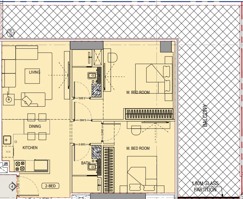 Binghatti Binghatti Ivory floor plan