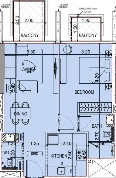 Binghatti Binghatti Luxuria floor plan