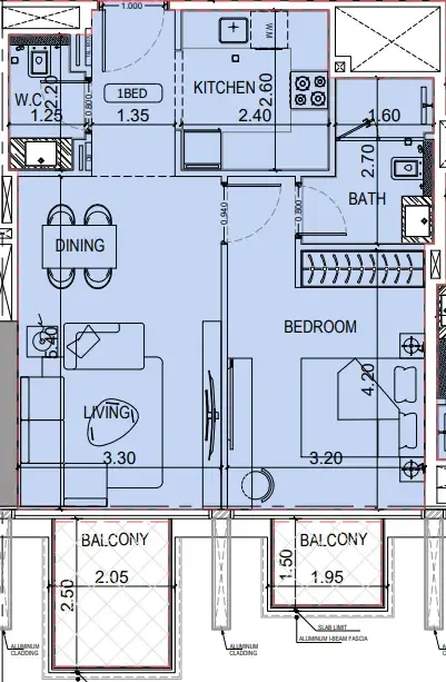 Binghatti Binghatti Luxuria floor plan