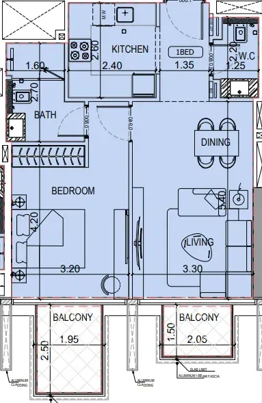 Binghatti Binghatti Luxuria floor plan
