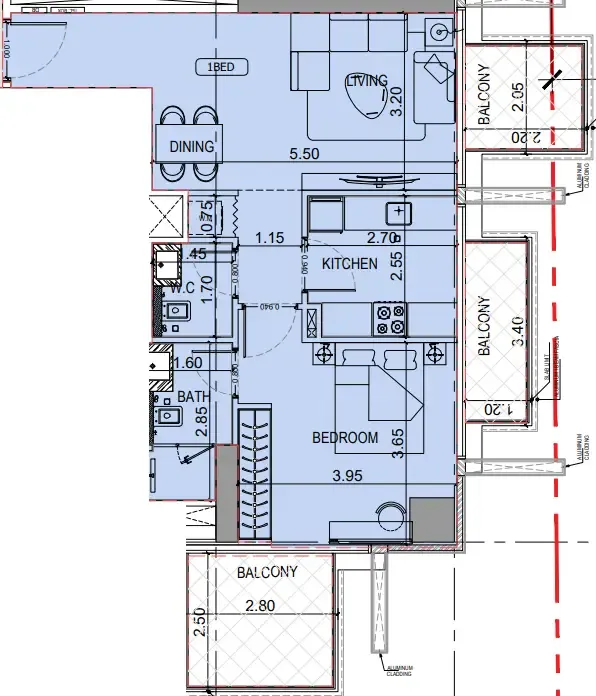 Binghatti Binghatti Luxuria floor plan