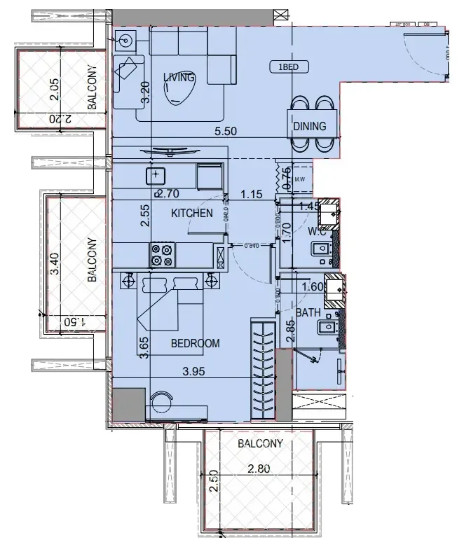 Binghatti Binghatti Luxuria floor plan