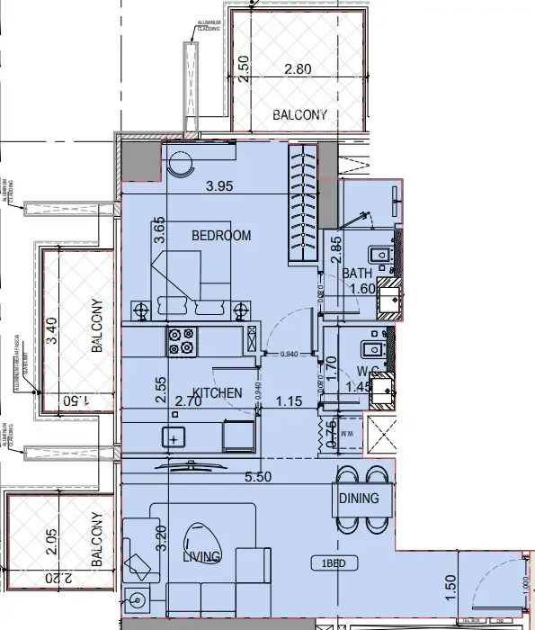 Binghatti Binghatti Luxuria floor plan