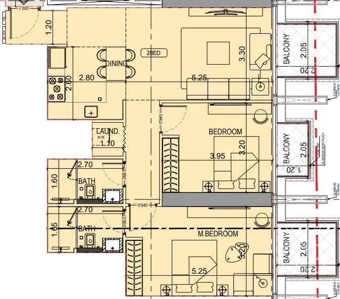 Binghatti Binghatti Luxuria floor plan