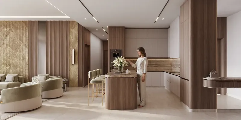 Interior at Binghatti Luxuria in JVT (Jumeirah Village Triangle) Dubai