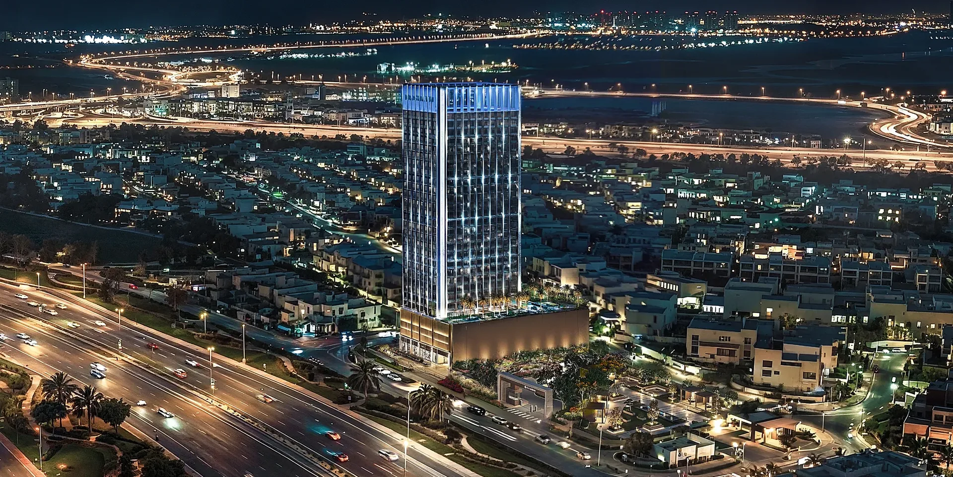 Exterior at Binghatti Luxuria in JVT (Jumeirah Village Triangle) Dubai