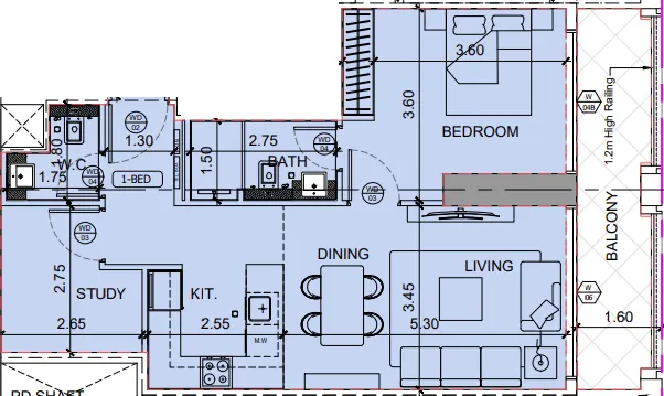 Binghatti Binghatti Moonlight floor plan