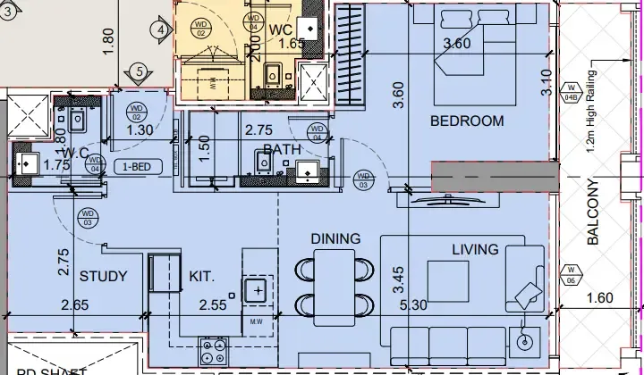 Binghatti Binghatti Moonlight floor plan