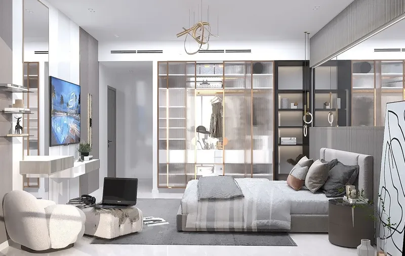 Interior at Binghatti Onyx in JVC (Jumeirah Village Circle) Dubai