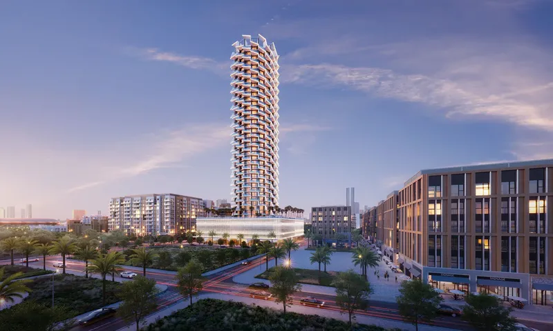 Exterior at Binghatti Phantom in JVC (Jumeirah Village Circle) Dubai