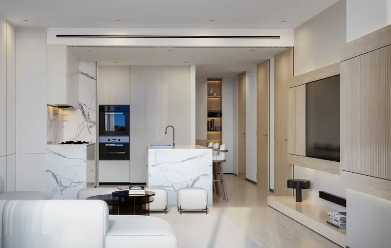 Interior at Binghatti Phantom in JVC (Jumeirah Village Circle) Dubai