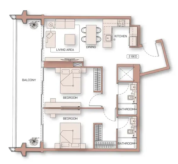 Binghatti Binghatti Pinnacle floor plan