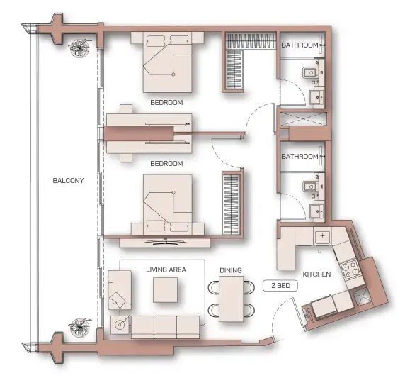 Binghatti Binghatti Pinnacle floor plan