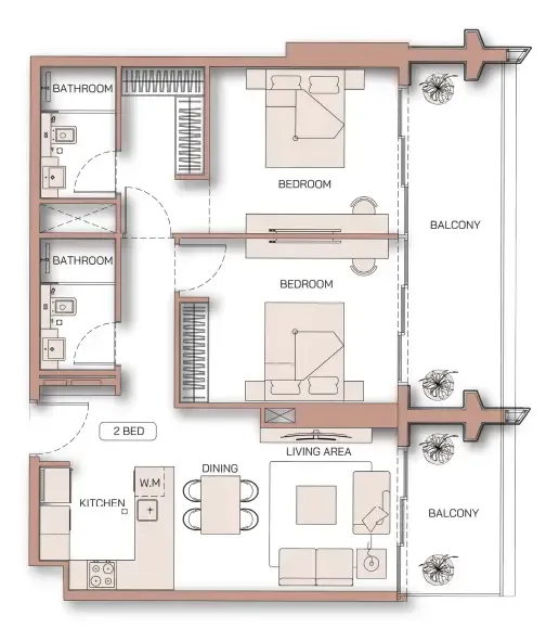 Binghatti Binghatti Pinnacle floor plan