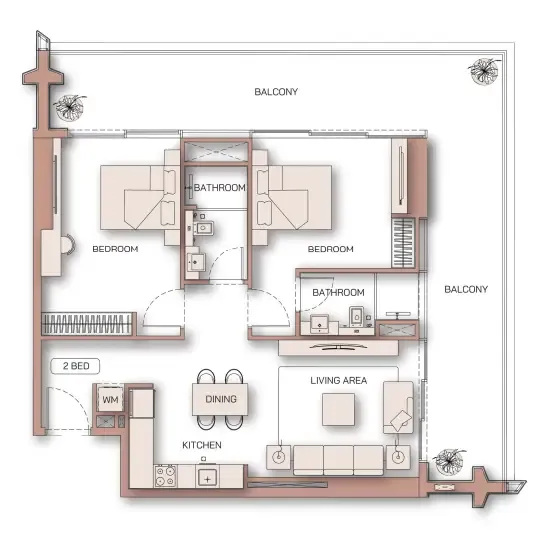 Binghatti Binghatti Pinnacle floor plan