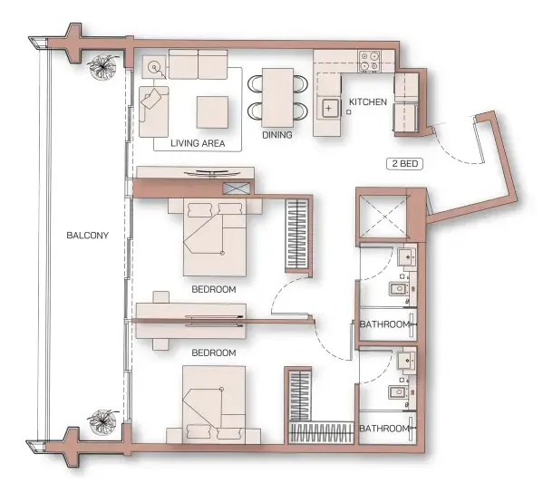 Binghatti Binghatti Pinnacle floor plan
