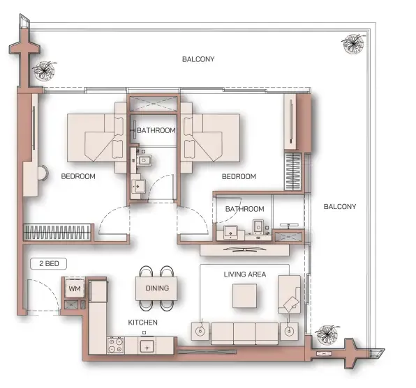 Binghatti Binghatti Pinnacle floor plan
