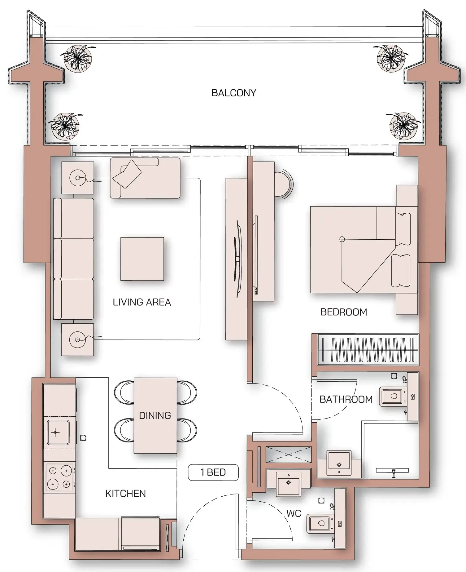 Binghatti Binghatti Pinnacle floor plan