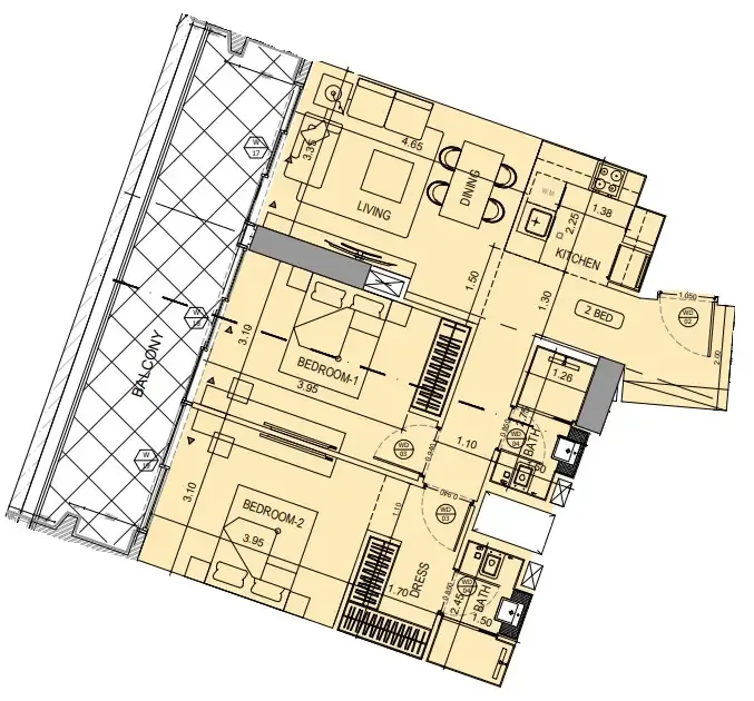 Binghatti Binghatti Pinnacle floor plan