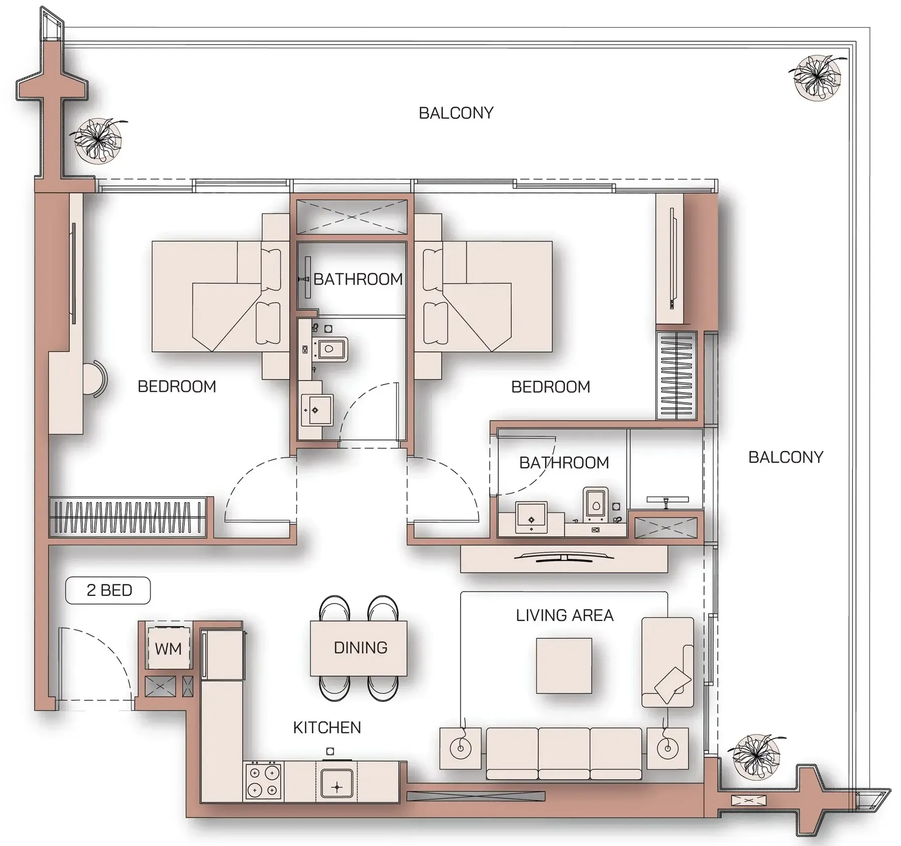 Binghatti Binghatti Pinnacle floor plan
