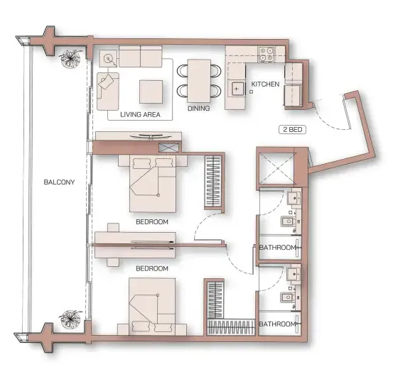 Binghatti Binghatti Pinnacle floor plan