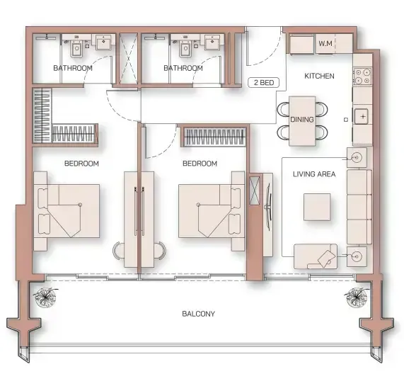 Binghatti Binghatti Pinnacle floor plan